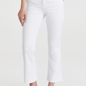 L'Agence Kendra jean in bright white size 27